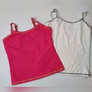 Lot of 2 Adjustable Strap Tank Tops